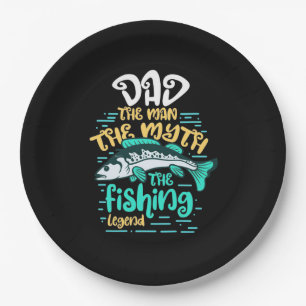 Fisher Dad The Vissen Legend Papieren Bordje