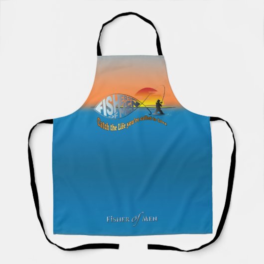 Fisher des hommes | Tablier d'impression tout-en-u (Recto)