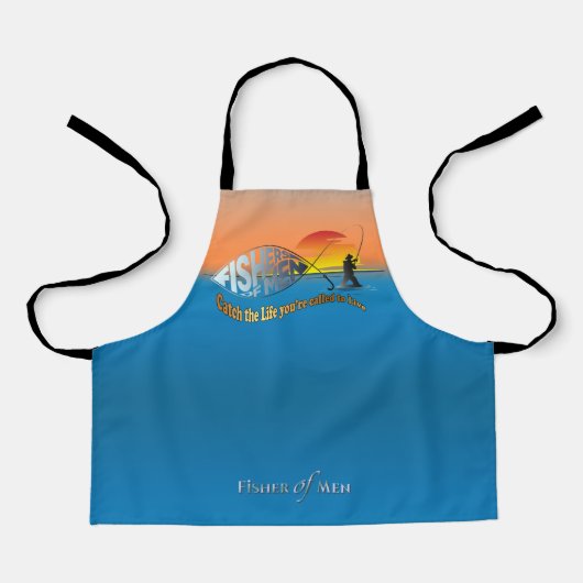 Fisher des hommes | Tablier d'impression tout-en-u (Recto)