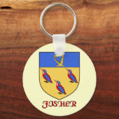 Fisher Family Shield Sleutelhanger (Voorkant)