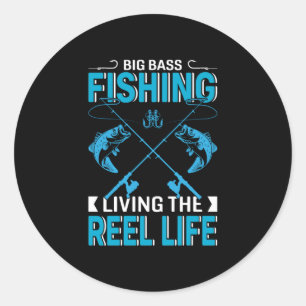 Fisher Gift Big Vist het leven Ronde Sticker