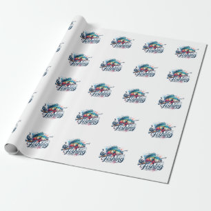 Fisher Gift Ik hou van Gevist Cadeaupapier