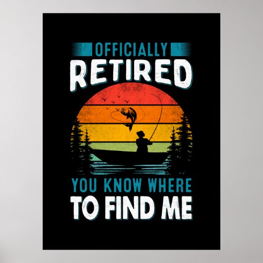 Fisher Gift in ruste Je weet waar je me kunt vinde Poster (Voorkant)