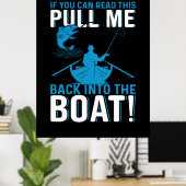 Fisher Gift terug in de boot Poster (Thuiskantoor)