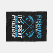 Fisher Gift Vist geweldig Fleece Deken (Voorkant (Horizontaal))