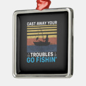 Fisher Go Vist Metalen Ornament (Links)