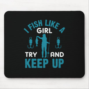 Fisher I Fish like a Girl Muismat