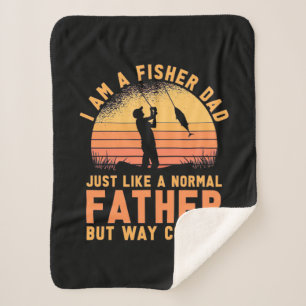 Fisher Ik ben een Fisher vader Sherpa Deken