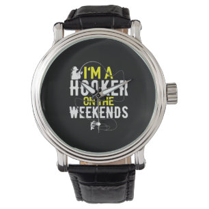 Fisher Ik ben een visser op het weekeinde Horloge