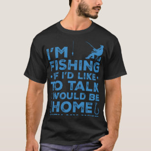 Fisher, ik ben Gevist met mijn vrouw, visser T-shirt
