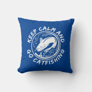 Fisher Keep Calm and Go Catishing Kussen