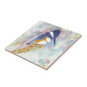 Fisher King, Kingfisher waterverf Tegeltje (Zijkant)