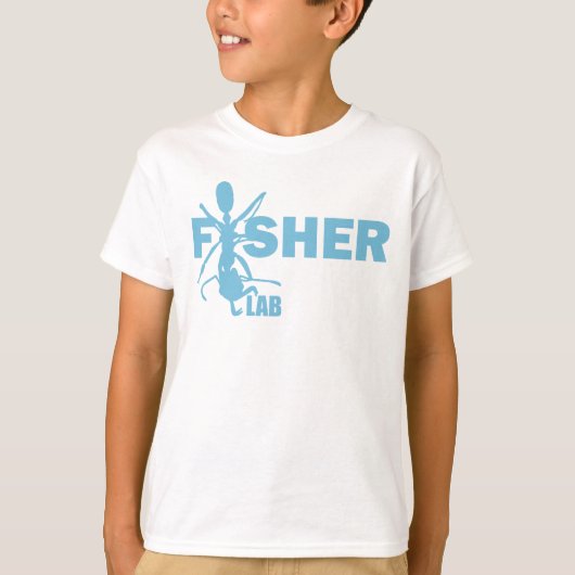 Fisher Lab kind t-shirt (Voorkant)