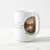 Fisher Man mug gift with custom Text  (Devant droit)