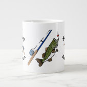 Fisher of Mannen Extra Grote Beker (Voorkant)