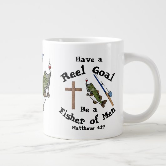 Fisher of Mannen Extra Grote Beker (Rechts)