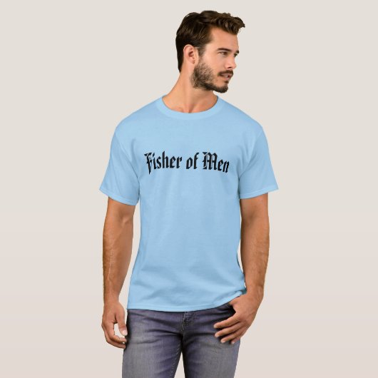 Fisher of Mannen T-shirt (Voorkant volledig)