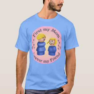 Fisher Price Little People moeder vrienden retro T-shirt
