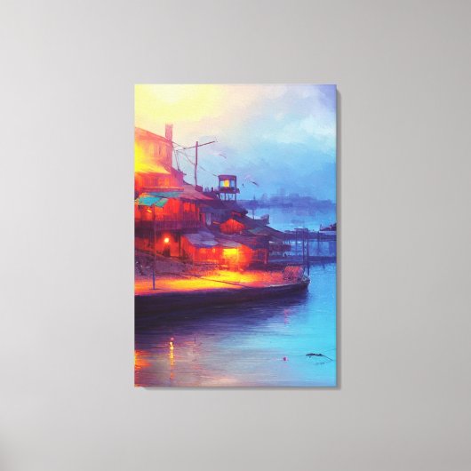 Fisher Village Canvas Print (Voorkant)
