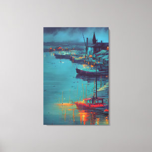 Fisher Village Canvas Print
