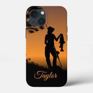 Fisher Woman at Dusk Personal iPhone 13 Mini Hoesje