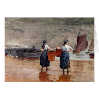 Fishergirls sur la plage