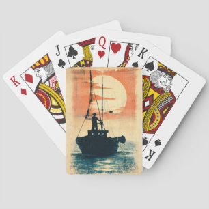 Fisherman (1) 1960 - Geïnspireerde graphics Pokerkaarten