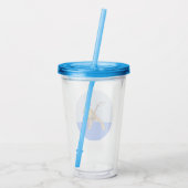 Fisherman acryltumbler acryl drinkbeker (Achterkant)