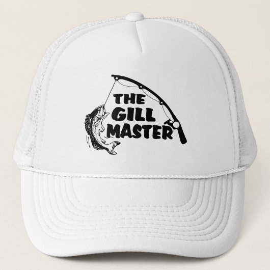 Fisherman As The Gill Master Trucker Hat Pet (Voorkant)
