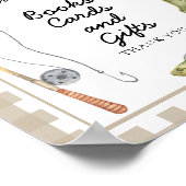 Fisherman baby shower - boeken kaarten en geschenk poster (Hoek)