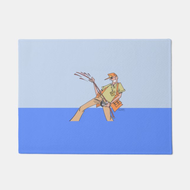 Fisherman doormat deurmat (Voorkant)