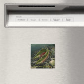 Fisherman Fridge Magnets Custom Gone Vist Giften Magneet (Insitu (Vaatwasser))
