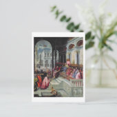 Fisherman geeft de Ring aan de Doge of Venice Briefkaart (Staand voorkant)