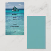 Fisherman Profile Card Visitekaartje (Voorkant / Achterkant)