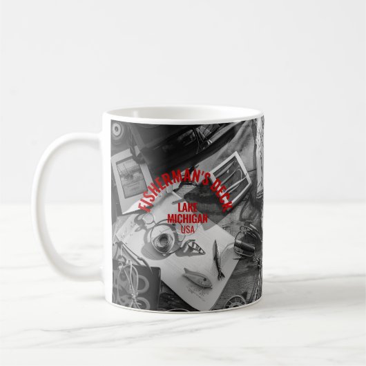 Fisherman’s Deck B&W Mug Koffiemok (Links)