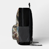 Fisherman’s Deck Custom Printed Backpack Bedrukte Rugzak (Rechts)