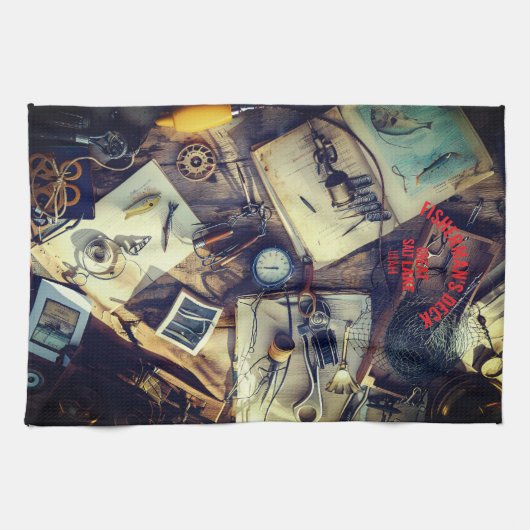 Fisherman’s Deck  Kitchen Towel Theedoek (Horizontaal)