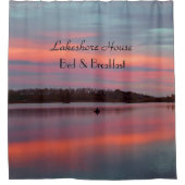 Fisherman Sunset personnalisé rideau de douche du  (Devant)