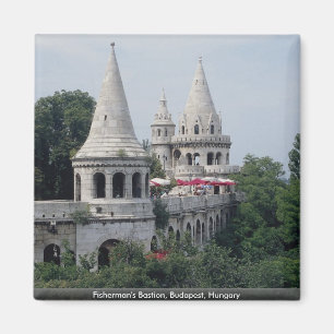 Fisherman's Bastion, Boedapest, Hongarije Magneet