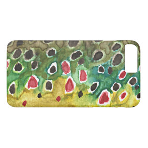 Fisherman's bruine forel iPhone 8 plus / 7 plus hoesje