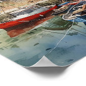 Fishermans Cottage bij de haven Poster (Hoek)