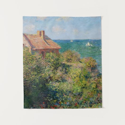 Fisherman's Cottage Claude Monet Wandkleed (Voorkant)