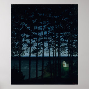 Fisherman's Cottage Wall Art-afdrukken Poster