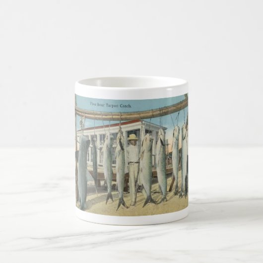 Fisherman's Dream Catch ! Café Mug (Centre)