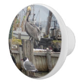 "Fisherman's Dream" Ceramic Knob. Keramische Knop (Rechts)