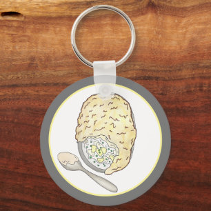 Fisherman's Fish Pie Verenigd Koninkrijk Britse Ee Sleutelhanger