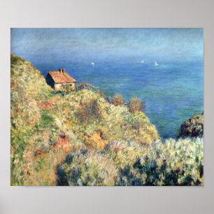 Fishermans Hut in Varengeville door Monet Print