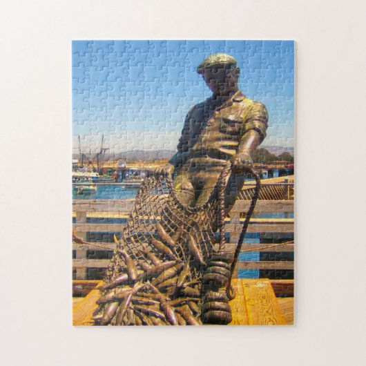 Fisherman's Wharf California. Legpuzzel (Verticaal)