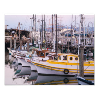 Fisherman's Wharf Harbour Foto Afdruk