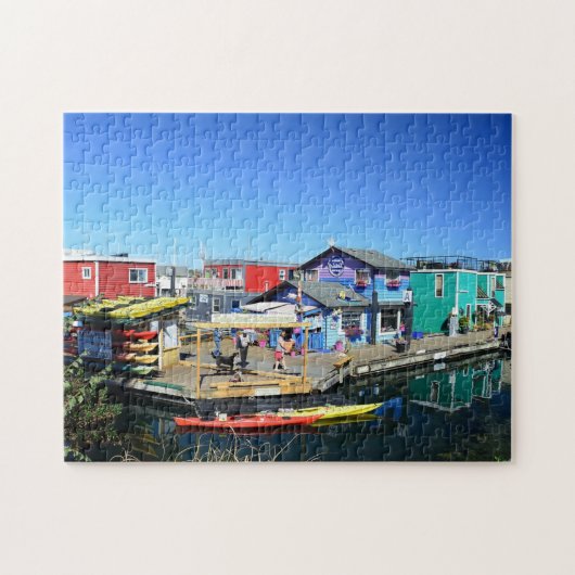 Fisherman's Wharf Victoria British Columbia Canada Legpuzzel (Horizontaal)